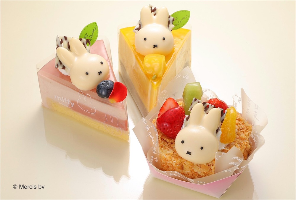 ミッフィーがモチーフの各種ケーキのイメージ