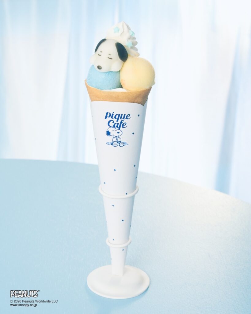 「スヌーピー／ひんやりジェラートクレープ」税込み1,580円