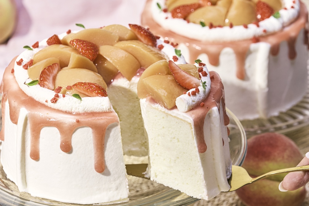 「白桃ジャスミンシフォンケーキ」イメージ