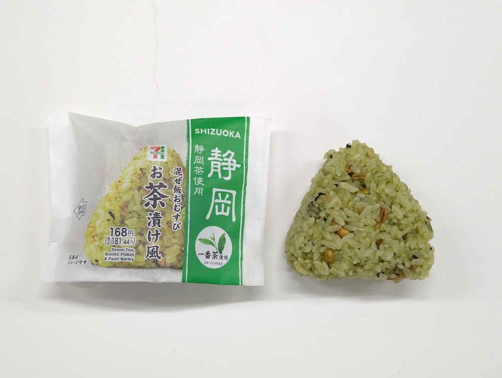 「混ぜ飯おむすびお茶漬け風ごはん 静岡茶使用」税込み181円