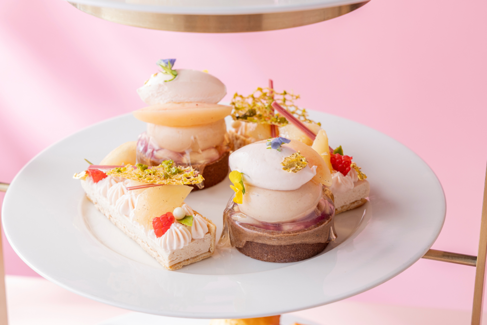「ピーチ＆ティーセレクションアフタヌーンティー」イメージ