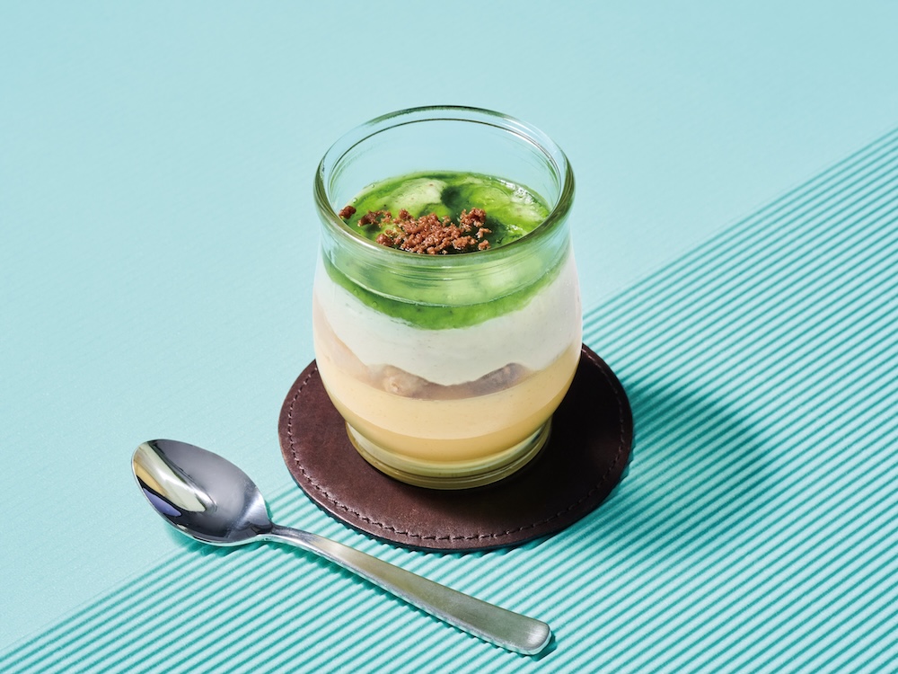 「Noix/青山フロマージュ」の「エキュート大宮 ノース」限定「木の実のプリン　チョコミント」税込み702円