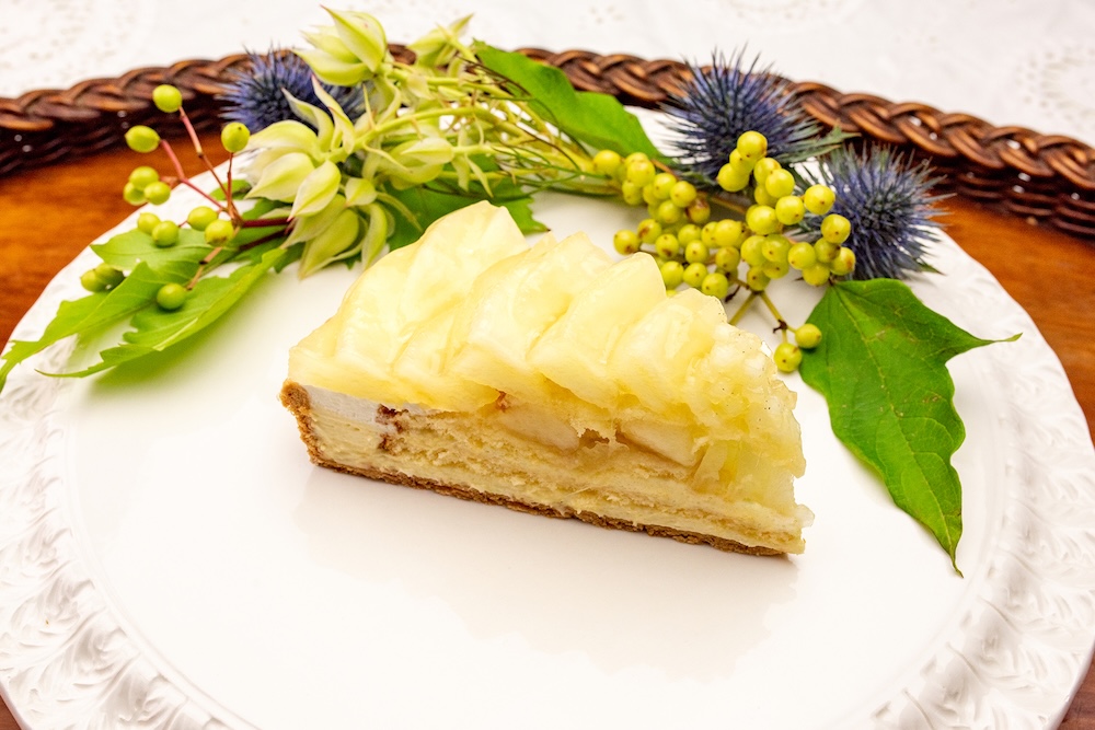 「島根県産 “ゴールデンパール”メロンのタルト」ピース・税込み3,030円〜