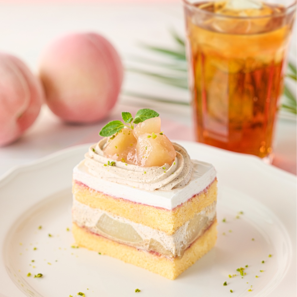 「白桃とアールグレイのショートケーキ」税込み1,000円