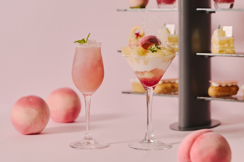「ザ ピーチ シーズン パルフェ アフタヌーンティー」イメージ