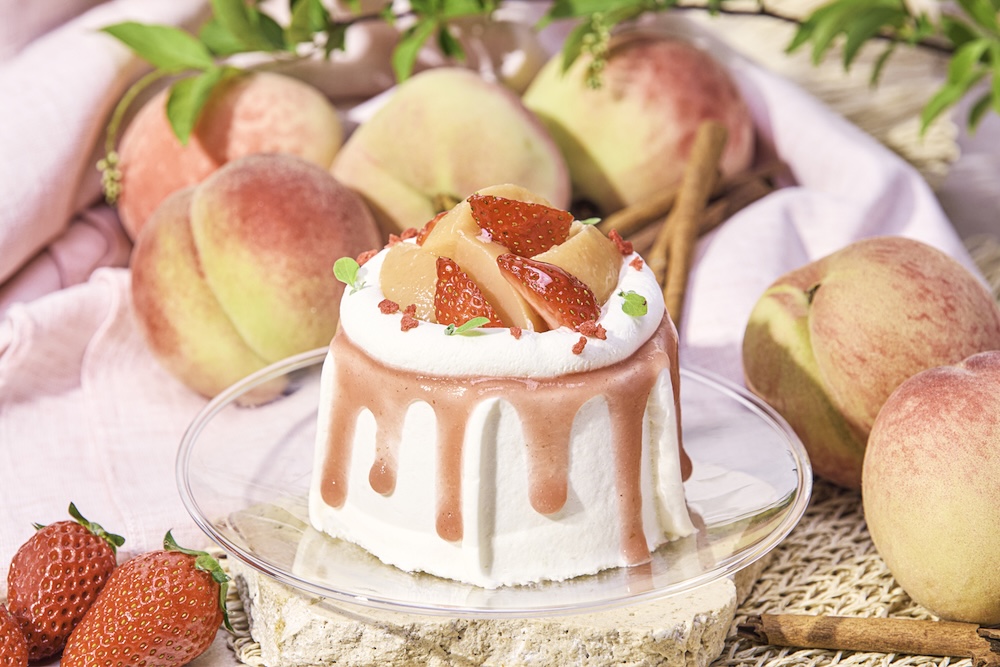 「白桃ジャスミンシフォンケーキ」イメージ