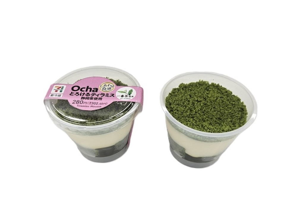 「とろけるティラミス 静岡茶使用」税込み302円