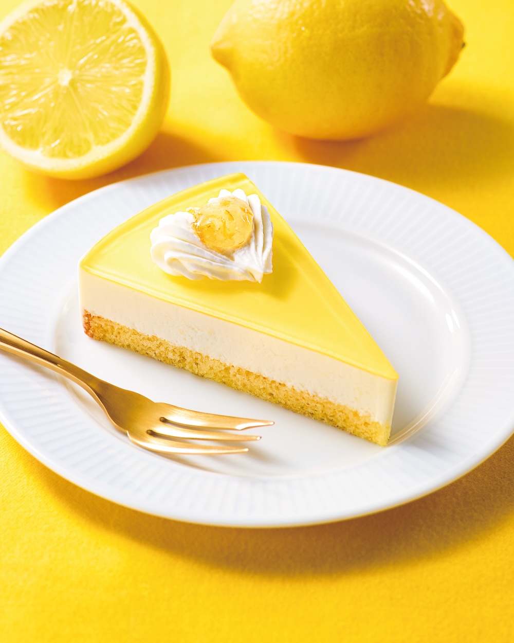 「レモンレアチーズケーキ」単品・税込み490円