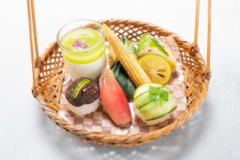 「『和モダン』精進アフタヌーンティー」イメージ