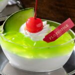 「メロンクリームソーダ風のジュレ」イメージ