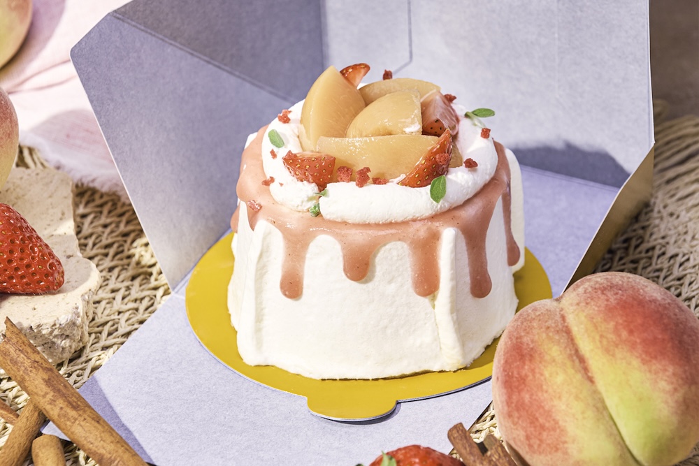 「白桃ジャスミンシフォンケーキ」イメージ