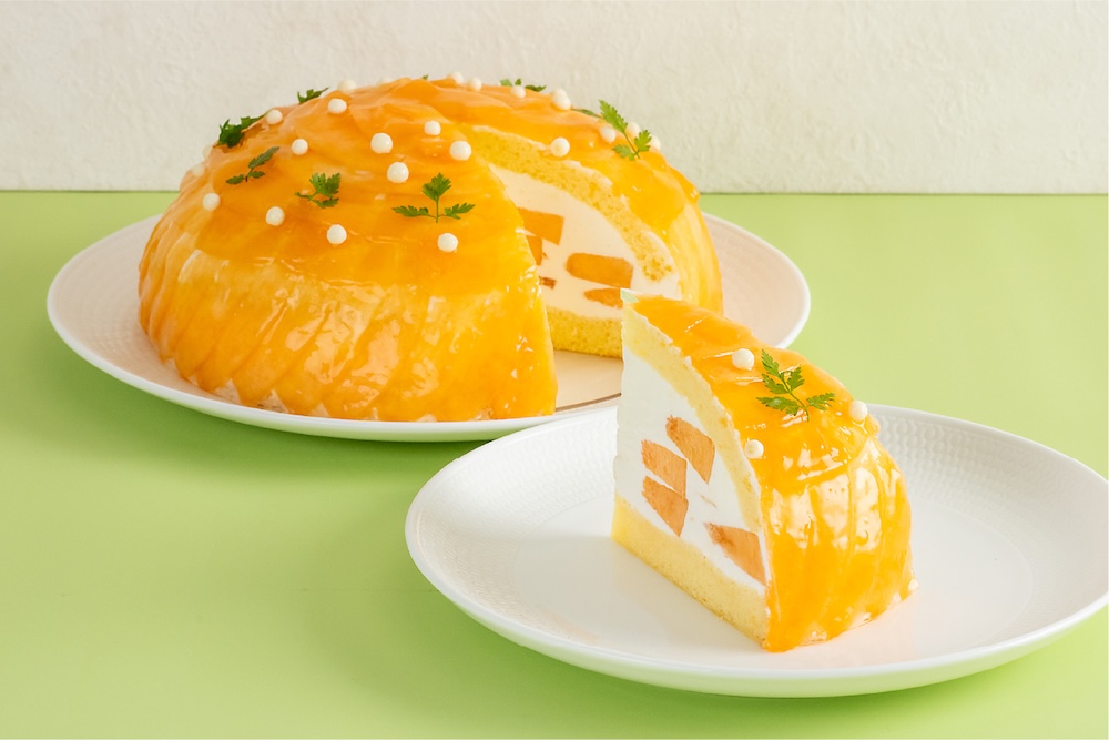 「千葉県産　タカミレッドメロンのズコット」税込み980円〜