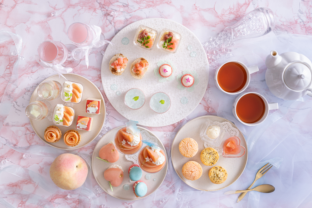 「Peach Afternoon Tea Set～Pink＆Aqua Blue～」イメージ