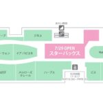 アトレ吉祥寺のスターバックス新店舗のマップビジュアル