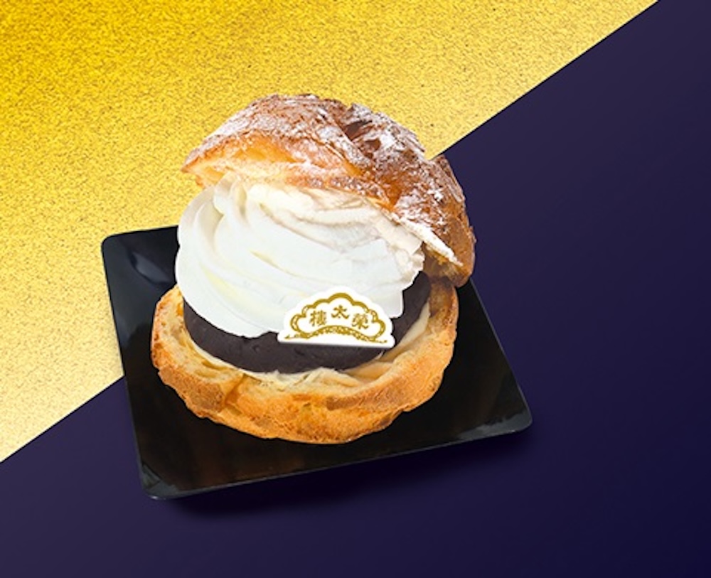 「日本橋榮太樓のつぶあん使用 ミルキー窯焼きダブルシュークリーム」イメージ