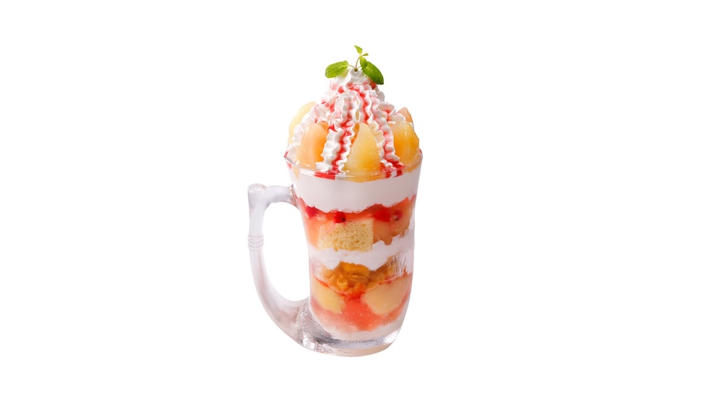 「ジョッキパフェ（ピーチ）」」税込み1,780円