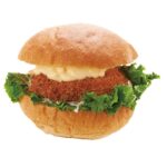 7月13日より販売される「レッドチキンバーガー」税込み386円