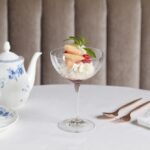 「無花果と桃のパルフェ」イートイン・税込み2,900円（サービス料含む）
