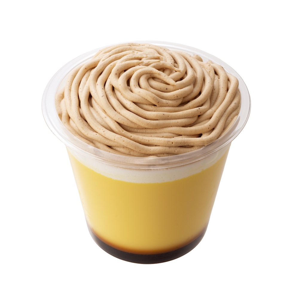 6月9日より発売される「でか～いイタリア栗のモンブランプリン」税込み560円
