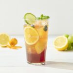 6月25日〜7月1日に販売される「シャルドネダージリンのフルーツティー」税込み1,150円