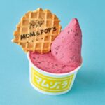 「マムアンドポップス ジェラート」の六本木ヒルズ限定「長野園・摘みたてブルーベリージェラート」税込み850円