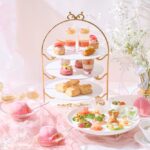 マンハッタンにて販売される「ピーチブランシュアフタヌーンティー」税込み6,380円（別途サービス料）