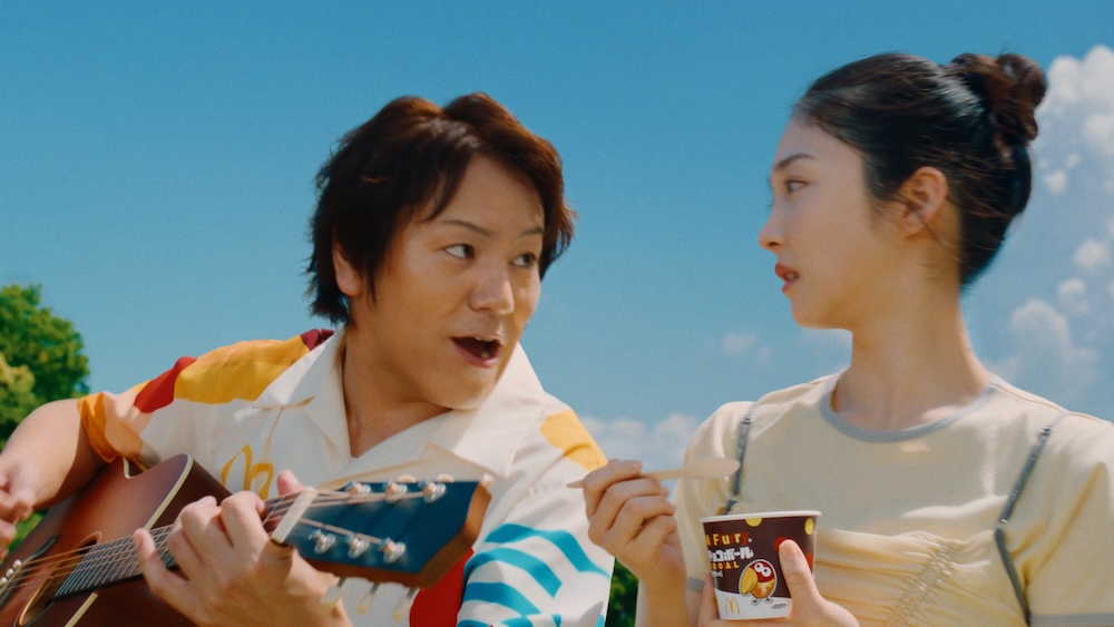 テレビCM「もりながる、夏」篇ビジュアル