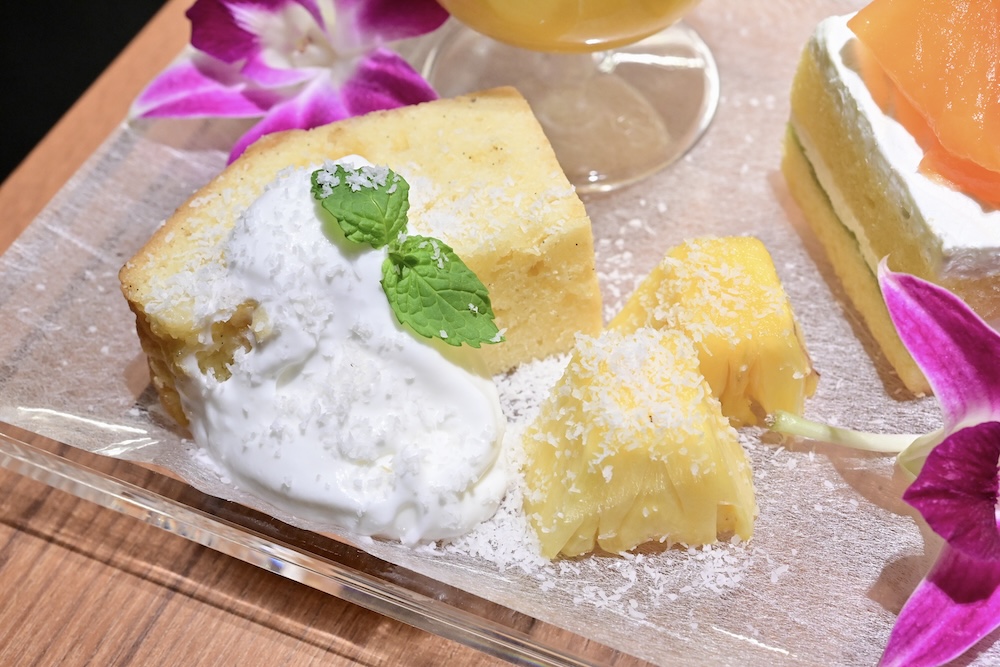「無添蔵 新宿店」限定「寿司屋のアフタヌーンティー（夏のフルーツパラダイス）」税込み1,500円