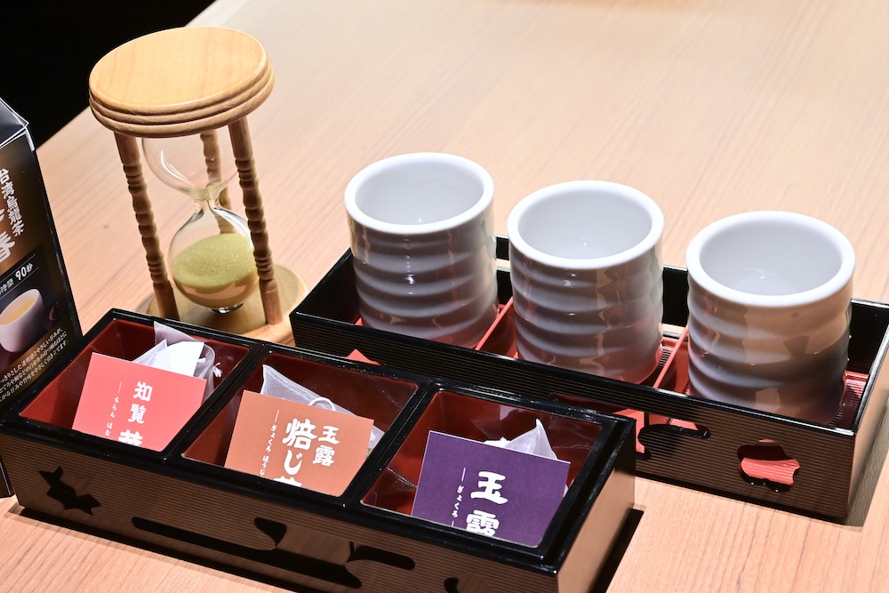 寿司と日本茶のペアリングメニューのイメージ