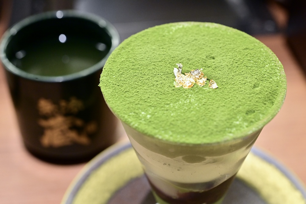 「お抹茶パフェ」税込み580円