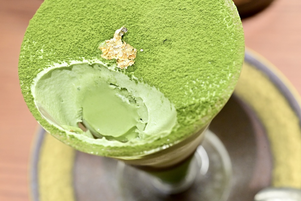「お抹茶パフェ」税込み580円