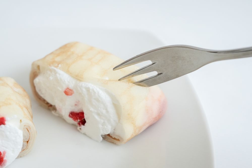 「もちっと食感 ミルクのクレープ」イメージ