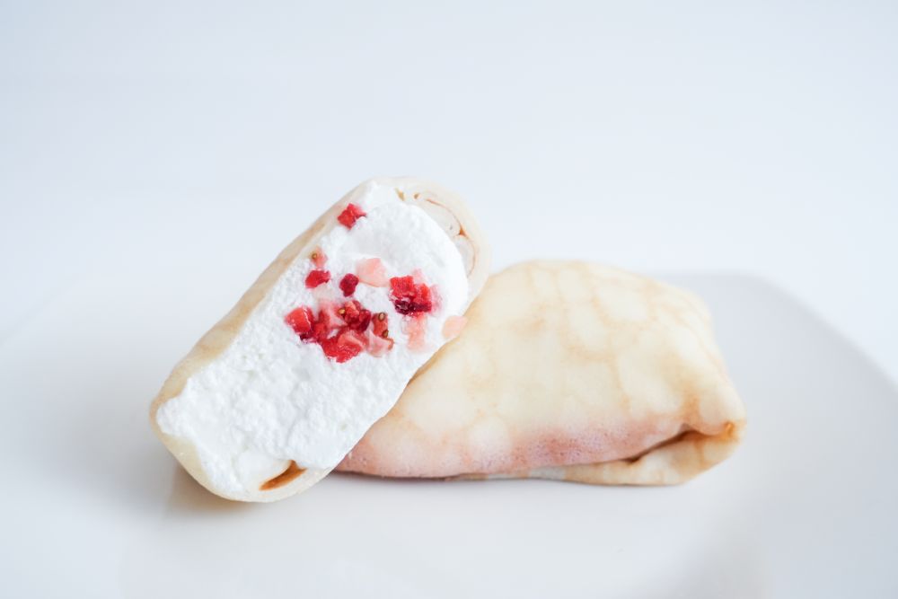 「もちっと食感 ミルクのクレープ」イメージ