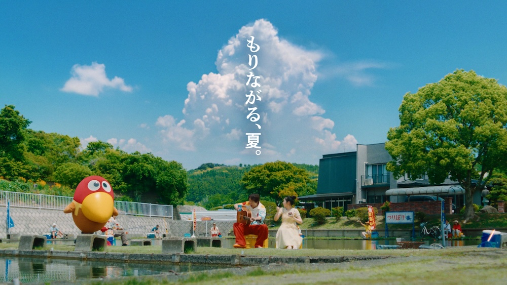 テレビCM「もりながる、夏」篇ビジュアル