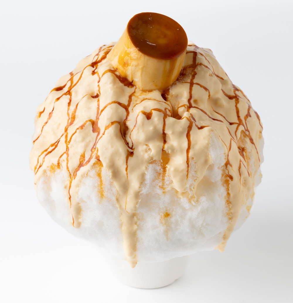 本巣ヱコラボ「なつかしプリンかき氷」税込み1,580円