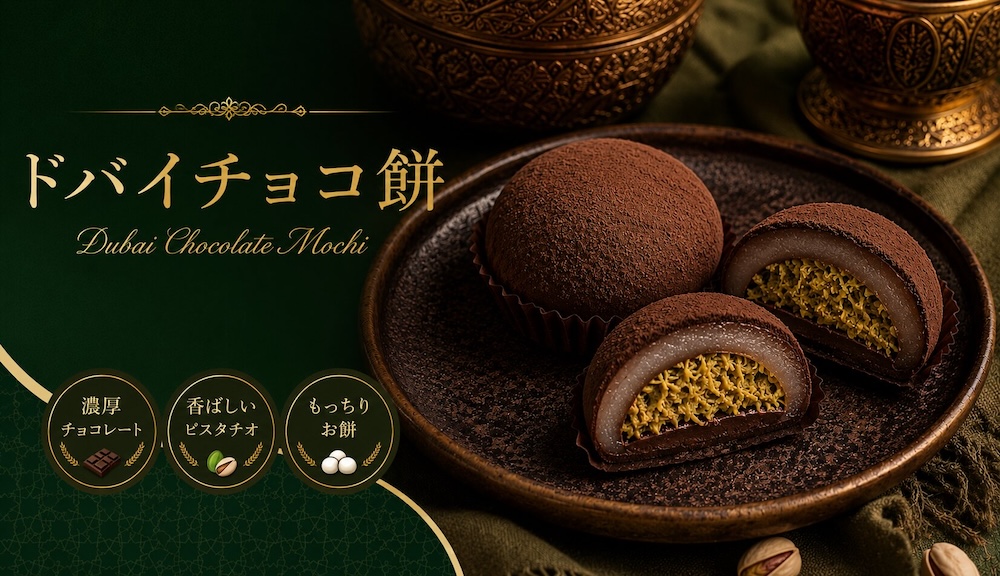 「ドバイチョコ餅」イメージ
