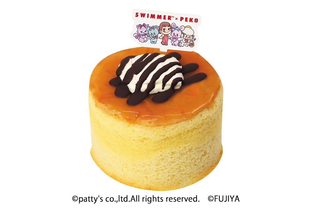 「SWIMMER×PEKOコラボふわふわホットケーキ」イメージ