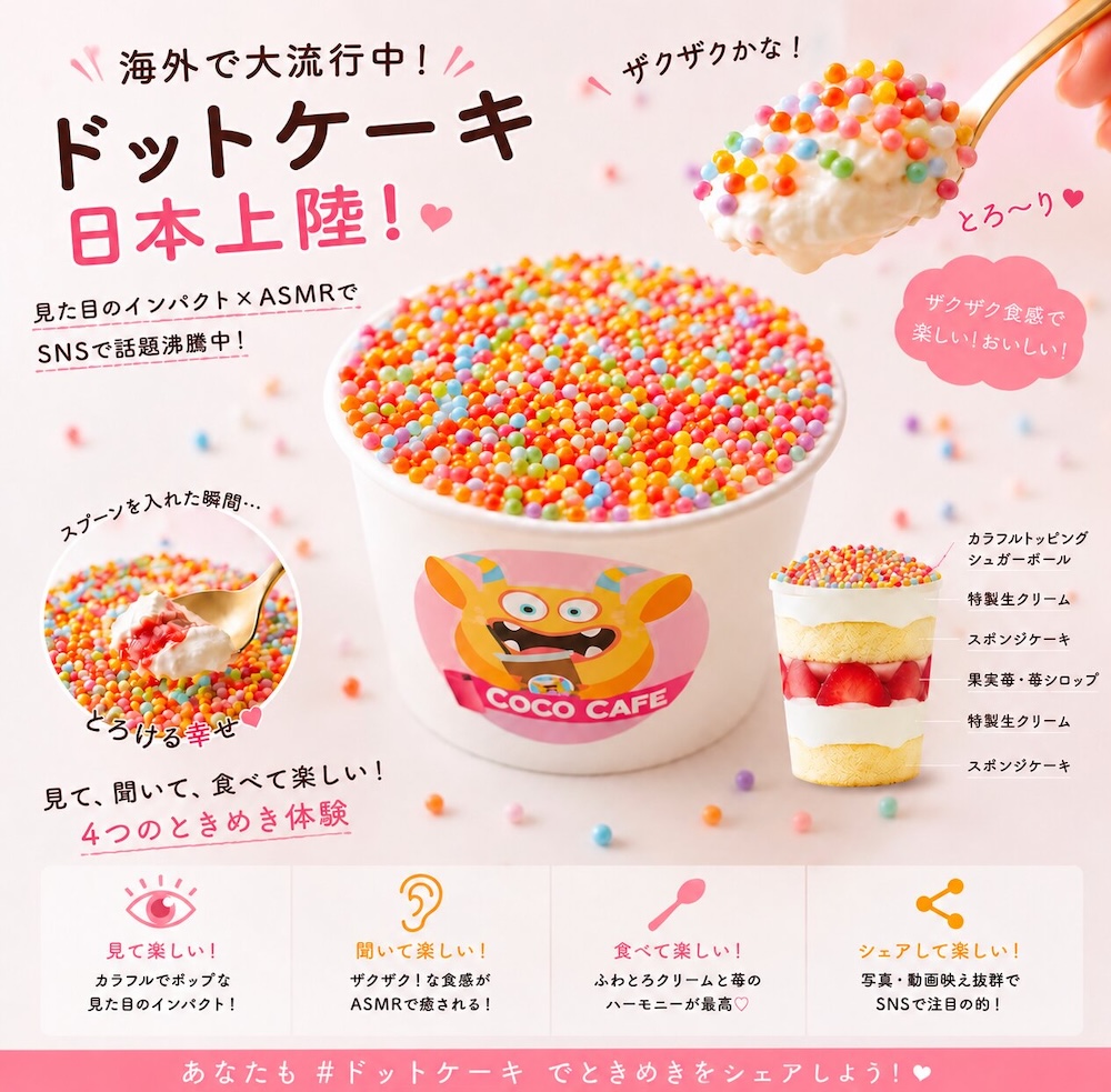 「ドットケーキ」イメージ