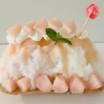 「kiki² do」の各日80杯限定「まるごと“桃”三姉妹 三女 ミルク・ピーチ」2,200円