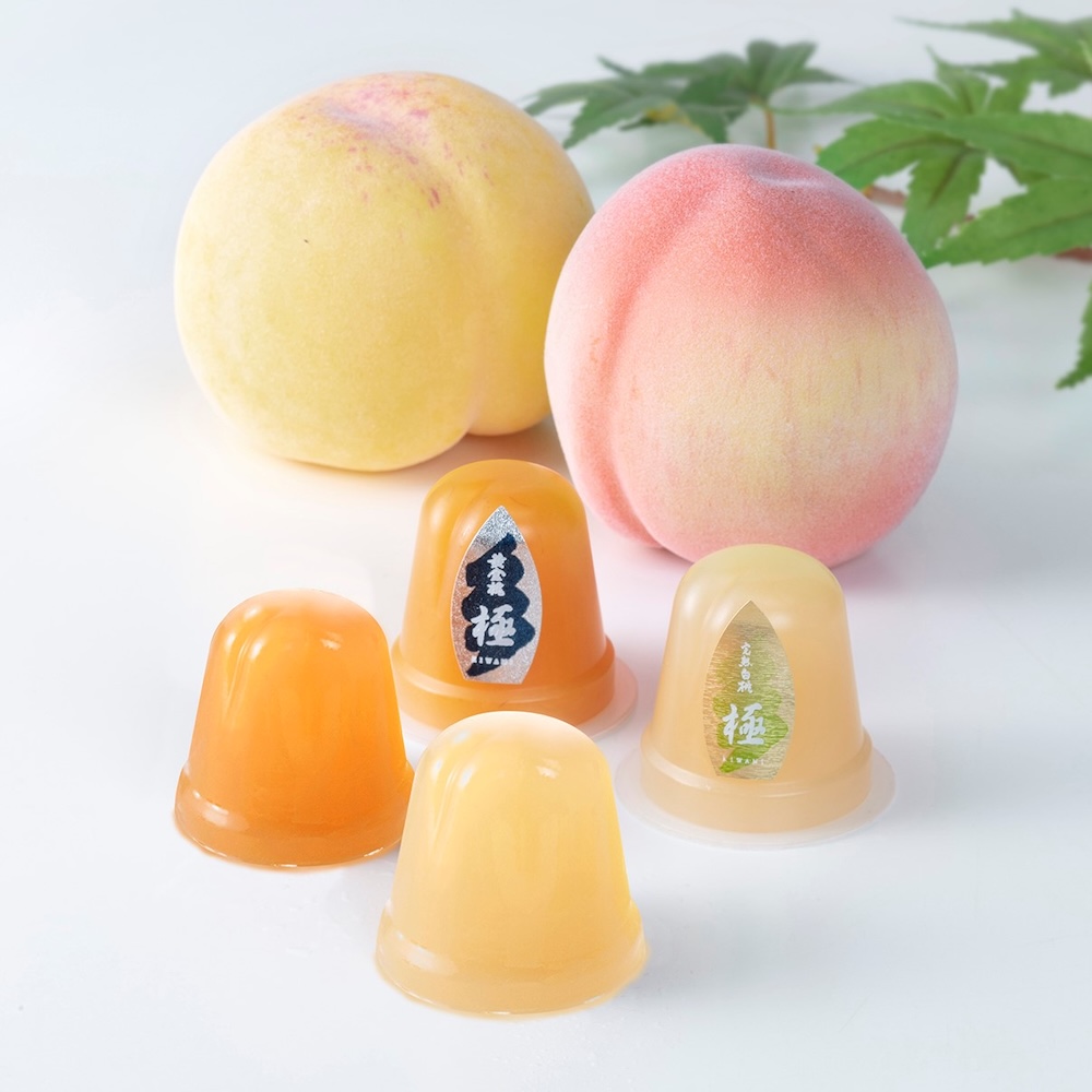 「創作桃菓 桃花亭」の「桃あわせ極プチ(壱）（極プチ･黄金桃極プチ×各3個入り）」2,268円