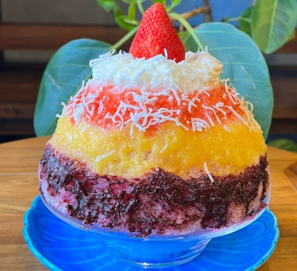 「京都氷屋 万年雪」の各日20杯限定「まるごと夏果実とマスカルポーネ」1,980円