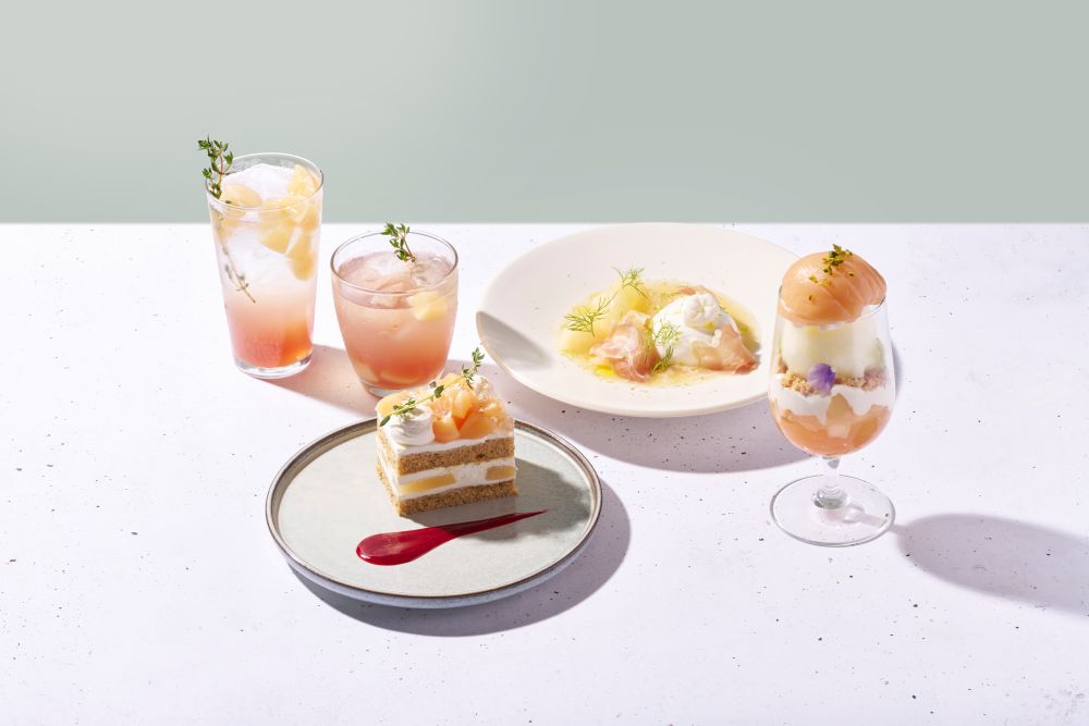 「GARDEN HOUSE SHINJUKU」にて販売中の各種メニューのイメージ