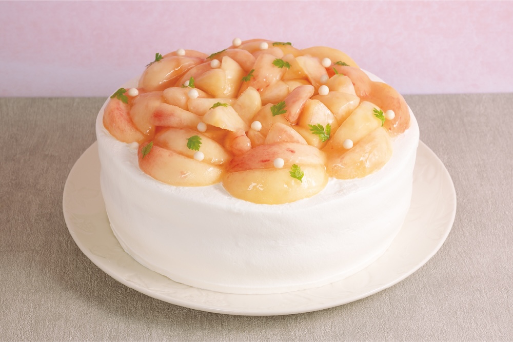 「白桃のショートケーキ」税込み1,080円