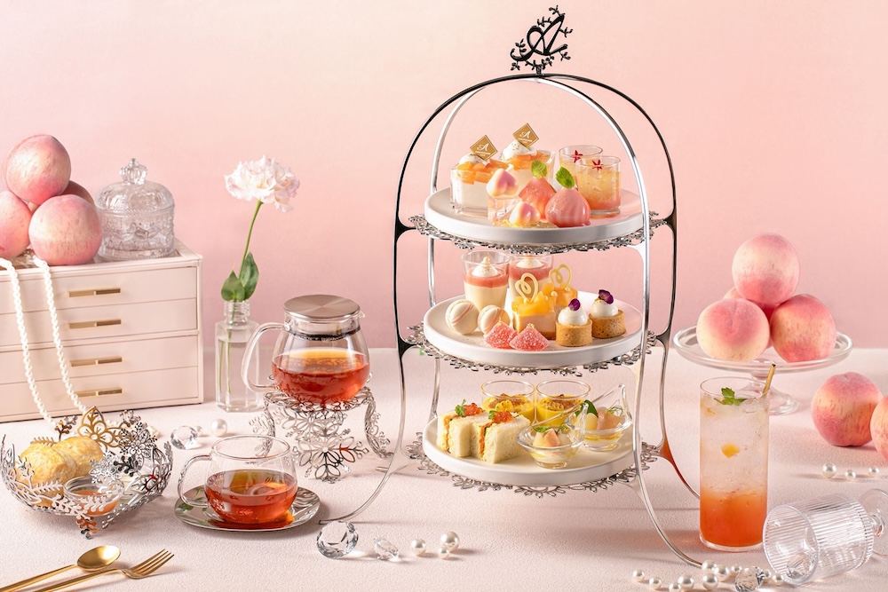 「桃 Bijou アフタヌーンティー」税込み6,900円