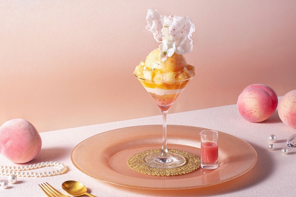 「ローブ・ド・マリエ パルフェ ～まるごと桃 Bijou～」税込み3,000円