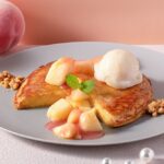 「フレッシュピーチのミルフィーユパンケーキ」税込み2,800円