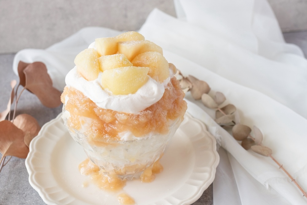 「桃のかき氷」1,500円