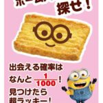7月14日より全国発売される「ホームパイ(バター&バナナオレ) minion」26枚入り・オープン価格
