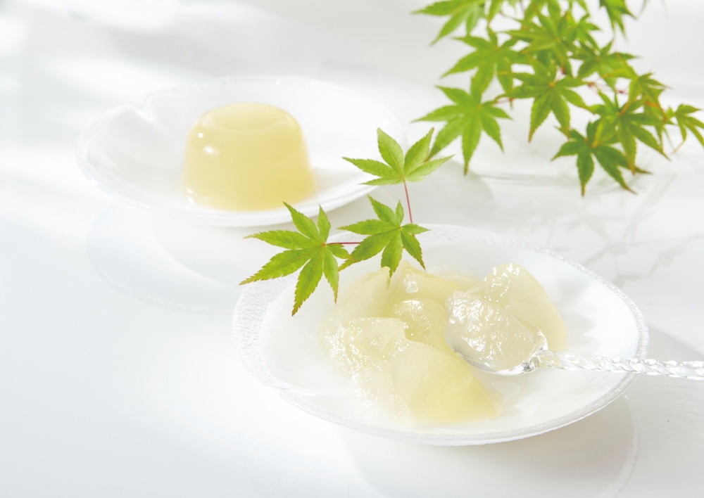 「菓の季 ふくのたね」の「清水白桃ゼリー（3個入り）」1,620円
