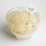 「発酵デリカテッセン カフェテリア Kouji&ko」の「桃のヴェリーヌ」税込み770円